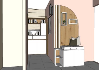 Conception 3D de meubles sur mesure Nancy